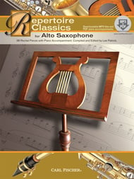 REPERTOIRE CLASSICS ALTO SAX Book with Online Audio Access cover Thumbnail